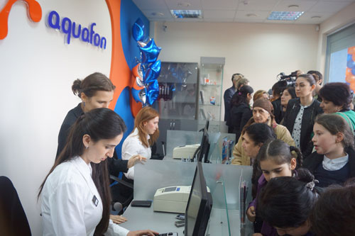 В Очамчыре открылся Центр Обслуживания абонентов АКВАФОН (7)